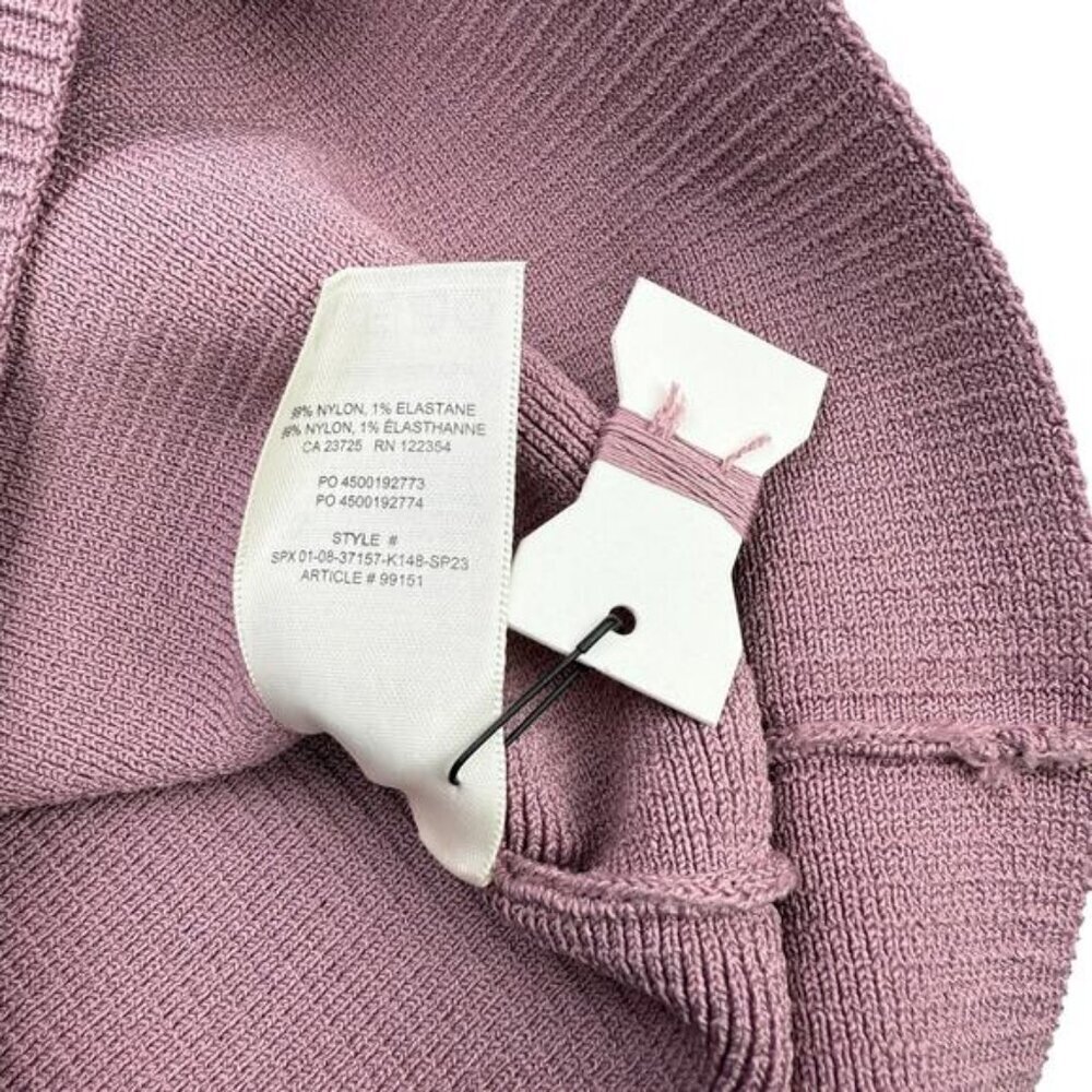 Aritzia Babaton Sculpt Knit Ribbed Squareneck Tank Mini Dress In Claremont XS - Picture 6 of 7